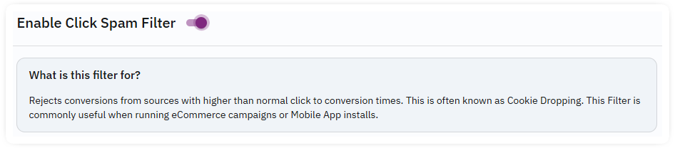 click spam
