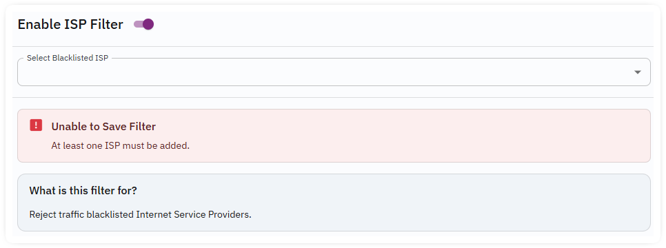 isp filter