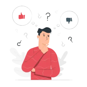 Thinking Man Illustration